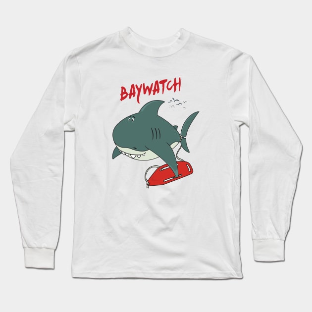 Baywatch Long Sleeve T-Shirt by mangulica